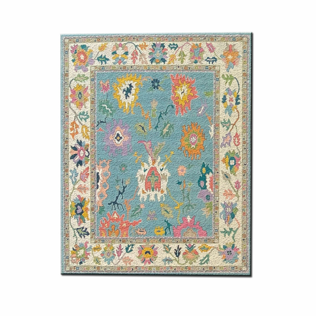 ORAVELIA - Hand Knotted Oushak Carpet